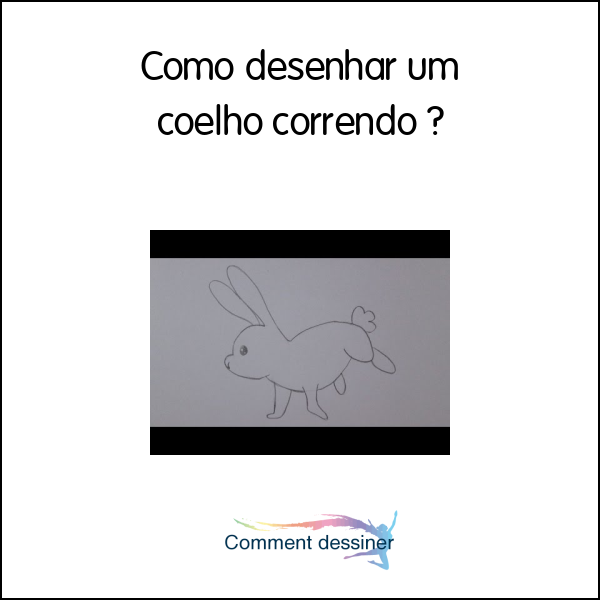 Como desenhar um coelho correndo